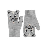 Molo Baby Kenau Mittens ~ Grey Melange