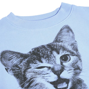 Molo Marge Sweatshirt 7-12 ~ Blue Kitten