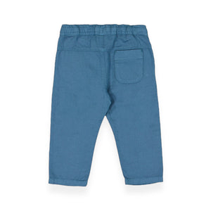 Mayoral Baby Boy Relaxed Linen Pants ~ Blue