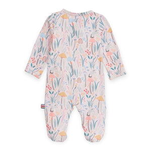 Magnetic Me Modal Ruffle Footie ~ Shroom & Bloom