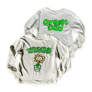 Rowdy Sprout Baby Green Day Kerplunk l/s Tee ~ Vintage White