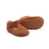 Old Soles Softly Bub T-strap Maryjane ~ Tan Suede