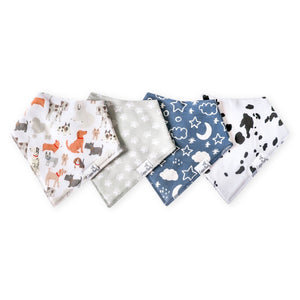 Copper Pearl Bandana Bib Set ~ Rufus