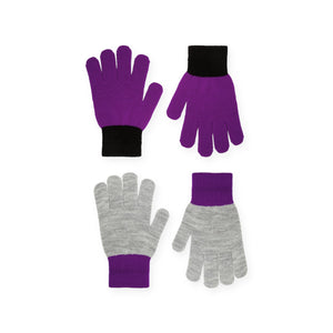 Molo Kello Gloves 2 Pack ~ Warm Purple