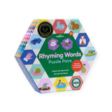 eeBoo Rhyming Words Hexagon Puzzle Pairs