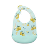 Loulou Lollipop Silicone Bib ~ Lemon Squeezy