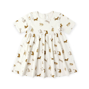 Rylee + Cru Baby Finn Dress ~ Tigers/Natural