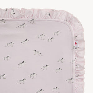 Magnetic Me Modal Ruffle Blanket ~ Pink Savannah Plains