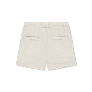 Babyface Baby Boy Linen Drawstring Shorts ~ Stone