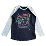 Rowdy Sprout The Clash London Calling l/s Raglan Tee ~ Vintage Black/White