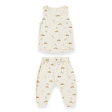 Rylee + Cru Surf Buggy Tank and Slouch Pants Set ~ Ivory