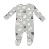 Angel Dear 2 Way Zipper Footie ~ Black Sheep