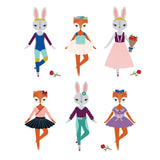 Mudpuppy Woodland Ballet Magnetic Dress-Up Play Set