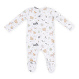 Angel Dear 2 Way Zipper Footie ~ Woodland Babies