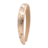 Bari Lynn Thin Crystallized Metallic Star Headband