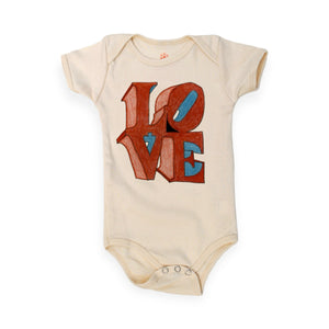 Orangeheat Philly Love Sketch Onesie