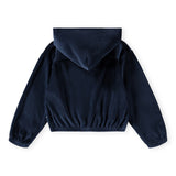 Molo Madeleine Velour Zip Hoodie & Adriana Joggers Set 7-12 ~ Galaxy Blue