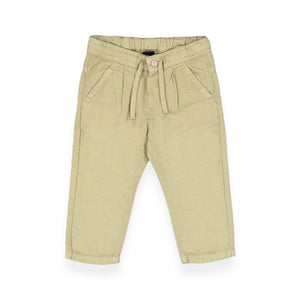 Mayoral Baby Boy Relaxed Linen Pants ~ Cookie