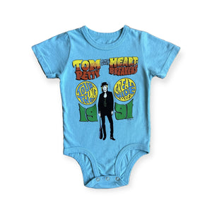 Rowdy Sprout Tom Petty s/s Onesie ~ Blue Sky
