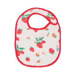 Little Unicorn Cotton Muslin Classic Bib 3 Pack ~ Berry Lemonade