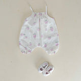 Play Up Baby Printed Woven Romper ~ Strawberries/Off White