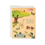 Red Cap Cards Richard Scary Whimsy Hollow Baby Card