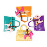 Tiny Treats Vivid Crocodile Pony Handbag