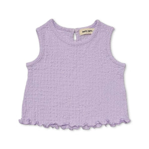 Petite Hailey Amy Textured Tank Top & Pants Set ~ Lavender