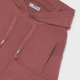 Mayoral Girls Knit Hoodie & Pants Set ~ Pinkish