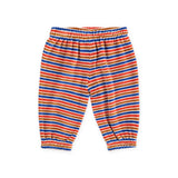 Bobo Choses Baby Have Fun Striped Velour Zip Hoodie, Doggy Mate l/s Tee & Joggers Set ~ Red/Blue Multi