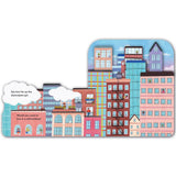 In the City Shaped Board Book