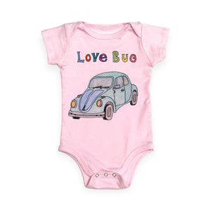 Orangeheat Love Bug Onesie ~ Pink