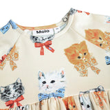 Molo Baby Charmaine Dress ~ Retro Kittens
