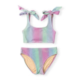 Shade Critters Shimmer Bunny Tie Bikini ~ Ocean Ombre