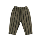 Play Up Baby l/s Top & Printed Stripe Pants Set ~ Charcoal/Moss