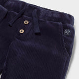 Mayoral Baby Boy Ribbed Velour Pants ~ Blue