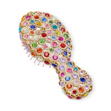 Bari Lynn Jeweled Hair Brush ~ Multi