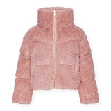 Molo Havi Teddy Fleece Jacket ~ Petal Blush