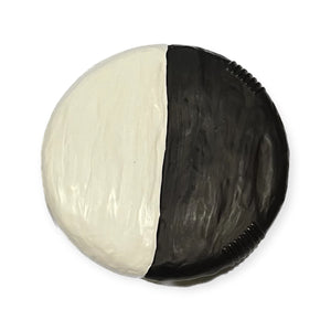 PiccoliNY Bubbies Black & White Cookie Teether Baby Teether