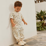 Molo Baby Evero Woven s/s Shirt & Serene Pants Set ~ Happy Notes