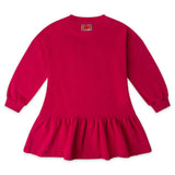 Oilily Girls Drole Poodle Sweatshirt Dress ~ Fuchsia
