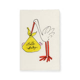 Scribble & Daub Hello Baby/Stork Card