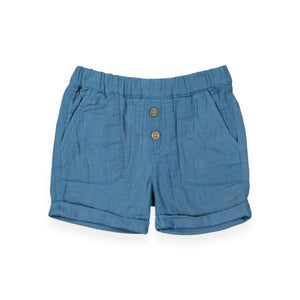 Mayoral Baby Boy Woven Gauze Shorts ~ Blue