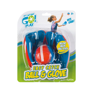Toysmith Get Outside Go Play! Easy Catch Ball & Glove Set