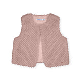 Mayoral Baby Girl Faux Fur Vest ~ Crystal Pink