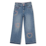 Billieblush Straight Leg Jeans w/ Hearts