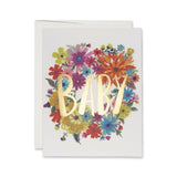 Red Cap Cards Baby Wreath Baby Card