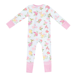 Angel Dear 2 Way Zipper Convertible Romper ~ Cute Hummingbirds