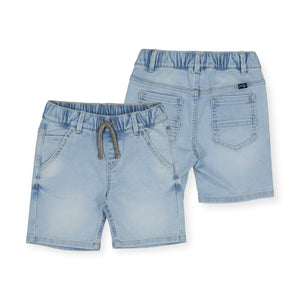Mayoral Boys Soft Denim Bermuda Shorts ~ Light Wash
