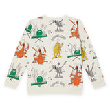 Stella McCartney Boys Bug Band Sweatshirt ~ Cream Multi